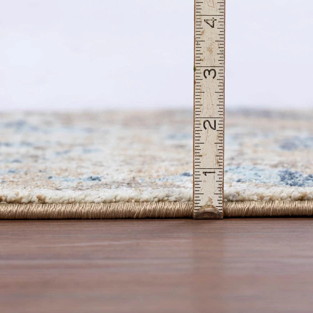 Provincial 7 Linen 7 ft. 10 in. x 10 ft. 7 in. Medallion Persian Area Rug by Addison Rugs 10 Provincial 7 Linen 7 ft. 10 in. x 10 ft. 7 in. Medallion Persian Area Rug by Addison Rugs - Image 8