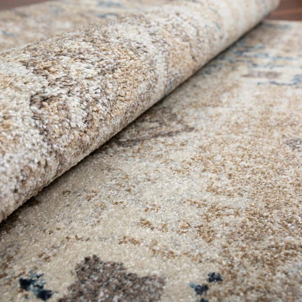 Provincial 7 Linen 7 ft. 10 in. x 10 ft. 7 in. Medallion Persian Area Rug by Addison Rugs 11 Provincial 7 Linen 7 ft. 10 in. x 10 ft. 7 in. Medallion Persian Area Rug by Addison Rugs - Image 9