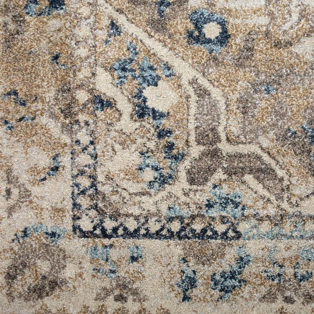 Provincial 7 Linen 7 ft. 10 in. x 10 ft. 7 in. Medallion Persian Area Rug by Addison Rugs 8 Provincial 7 Linen 7 ft. 10 in. x 10 ft. 7 in. Medallion Persian Area Rug by Addison Rugs - Image 6