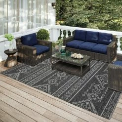 Modena Midnight 10 ft. x 14 ft. Southwest Area Rug by Addison Rugs -Addison Rugs Sales midnight addison rugs area rugs hdmo14mn10x14 31 1000
