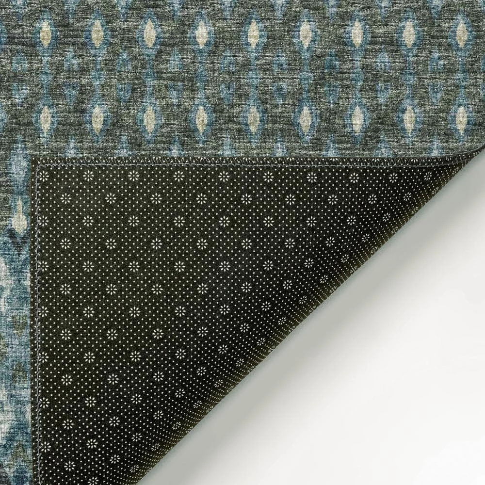 Evolve Mineral Blue 8 ft. x 10 ft. Ikat Area Rug by Addison Rugs 5 Evolve Mineral Blue 8 ft. x 10 ft. Ikat Area Rug by Addison Rugs - Image 3