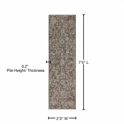 Fergus 7 Mink 2 ft. 3 in. x 7 ft. 5 in. Area Rug Runner Rug by Addison Rugs -Addison Rugs Sales mink addison rugs area rugs hdfg7mi2x7 76 1000