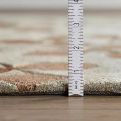 Ascot 1 Striped Floral Mocha 8 ft. x 10 ft. Area Rug by Addison Rugs -Addison Rugs Sales mocha addison rugs area rugs hdas1mo8x10 c3 1000