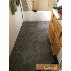 Natural Paver Residential Vinyl Sheet Flooring 12ft. Wide x Cut to Length by TrafficMaster -Addison Rugs Sales natural paver trafficmaster vinyl sheet flooring u6910 284c997g144 d4 1000