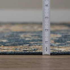 Fergus 3 Navy 2 ft. 3 in. x 7 ft. 5 in. Runner Rug by Addison Rugs -Addison Rugs Sales navy addison rugs area rugs hdfg3na2x7 1f 1000