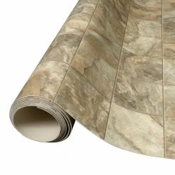 Neutral Square Slate Stone Residential Vinyl Sheet Flooring 12ft. Wide x Cut to Length by TrafficMaster -Addison Rugs Sales neutral slate trafficmaster vinyl sheet flooring u6920 258c990p144 44 1000