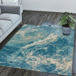 Larkin 1 Ocean 5 ft. 1 in. x 7 ft. 5 in. Area Rug by Addison Rugs -Addison Rugs Sales ocean addison rugs area rugs hdlk1oc5x7 31 1000