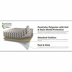 Calico Rock Brown Residential 18 in. x 18 Peel and Stick Carpet Tile (10 Tiles/Case) 22.50 sq. ft. by TrafficMaster -Addison Rugs Sales oxford trafficmaster carpet tile ht003 763 1818 c3 1000