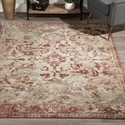 Provincial 4 Paprika 9 ft. 6 x 13 ft. 2 Distressed Persian Area Rug by Addison Rugs 25 Provincial 4 Paprika 9 ft. 6 x 13 ft. 2 Distressed Persian Area Rug by Addison Rugs -Addison Rugs Sales paprika addison rugs area rugs hdpc4pa10x13 31 1000