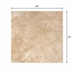 Portland Stone Beige 18 in. x 18 in. Glazed Ceramic Floor and Wall Tile (17.44 sq. ft. / case) by TrafficMaster -Addison Rugs Sales portland stone beige trafficmaster ceramic tile pt011818hd1pv 66 1000