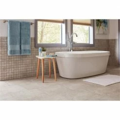 Portland Stone Gray 18 in. x 18 in. Glazed Ceramic Floor and Wall Tile (17.44 sq. ft. / case) by TrafficMaster -Addison Rugs Sales portland stone gray trafficmaster ceramic tile ulmk18181pv 1f 1000