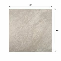 Portland Stone Gray 18 in. x 18 in. Glazed Ceramic Floor and Wall Tile (17.44 sq. ft. / case) by TrafficMaster -Addison Rugs Sales portland stone gray trafficmaster ceramic tile ulmk18181pv 66 1000