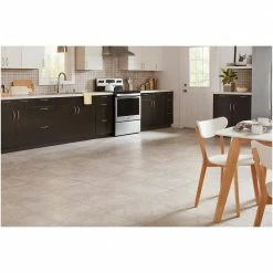 Portland Stone Gray 18 in. x 18 in. Glazed Ceramic Floor and Wall Tile (17.44 sq. ft. / case) by TrafficMaster -Addison Rugs Sales portland stone gray trafficmaster ceramic tile ulmk18181pv d4 1000