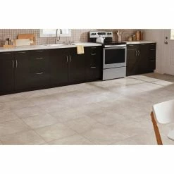 Portland Stone Gray 18 in. x 18 in. Glazed Ceramic Floor and Wall Tile (348.8 sq. ft. / pallet) by TrafficMaster -Addison Rugs Sales portland stone gray trafficmaster ceramic tile ulmk1818pl1pv fa 1000