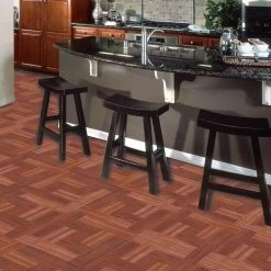Red Oak Parquet 12 in. x 12 in. Peel and Stick Vinyl Tile Flooring (30 sq. ft. / case) by TrafficMaster -Addison Rugs Sales red oak parquet trafficmaster vinyl tile 65656 e1 1000