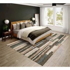Evolve Sable 10 ft. x 14 ft. Striped Area Rug by Addison Rugs -Addison Rugs Sales sable addison rugs area rugs hdee7sb10x14 31 1000