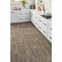 Scorched Walnut Grey Wood Residential Vinyl Sheet Flooring 12ft. Wide x Cut to Length by TrafficMaster -Addison Rugs Sales scorched walnut grey trafficmaster vinyl sheet flooring c9450407c895p14 a0 1000