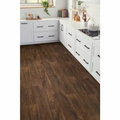 Scorched Walnut Natural Wood Residential Vinyl Sheet Flooring 12ft. Wide x Cut to Length by TrafficMaster -Addison Rugs Sales scorched walnut natural trafficmaster vinyl sheet flooring u9450 407c844p144 40 1000