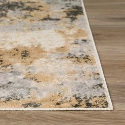 Gentry 19 Silver 2 Ft. 3 In. x 7 Ft. 5 In. Abstract Area Rug by Addison Rugs -Addison Rugs Sales silver addison rugs area rugs hdge19si2x7 76 1000