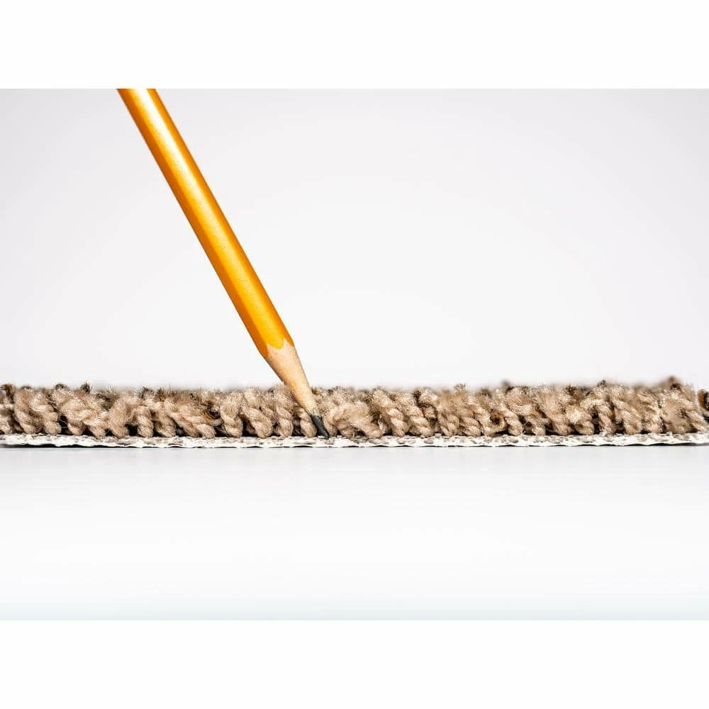 Hartsfield - Color Skypoint Indoor 12 ft. Texture Beige Carpet (1080 sq. ft./Roll) by TrafficMaster 5 Hartsfield - Color Skypoint Indoor 12 ft. Texture Beige Carpet (1080 sq. ft./Roll) by TrafficMaster - Image 3