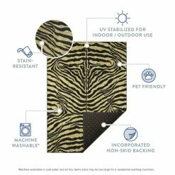 Kruger Stone 10 ft. x 14 ft. Animal Print Area Rug by Addison Rugs -Addison Rugs Sales stone addison rugs area rugs hdkr3st10x14 76 1000