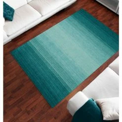 Dunes 1 Teal 5'X7'3" Ombre Wool Indoor by Addison Rugs -Addison Rugs Sales teal addison rugs area rugs hddu1te5x7 d4 1000