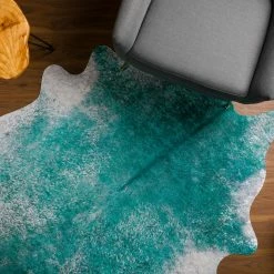 Winston 5 Teal 8 ft. 10 in. x 11 ft. Faux Hyde Area Rug by Addison Rugs 13 Winston 5 Teal 8 ft. 10 in. x 11 ft. Faux Hyde Area Rug by Addison Rugs -Addison Rugs Sales teal addison rugs area rugs hdwn5te9x11 c3 1000
