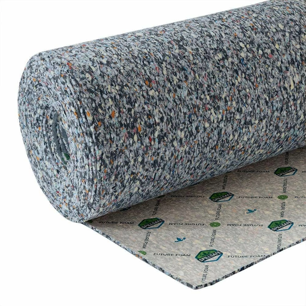 6 - 7/16 in. Thick 6 lb. Density Rebond Carpet Pad with Moisture Barrier by TrafficMaster 3 6 - 7/16 in. Thick 6 lb. Density Rebond Carpet Pad with Moisture Barrier by TrafficMaster
