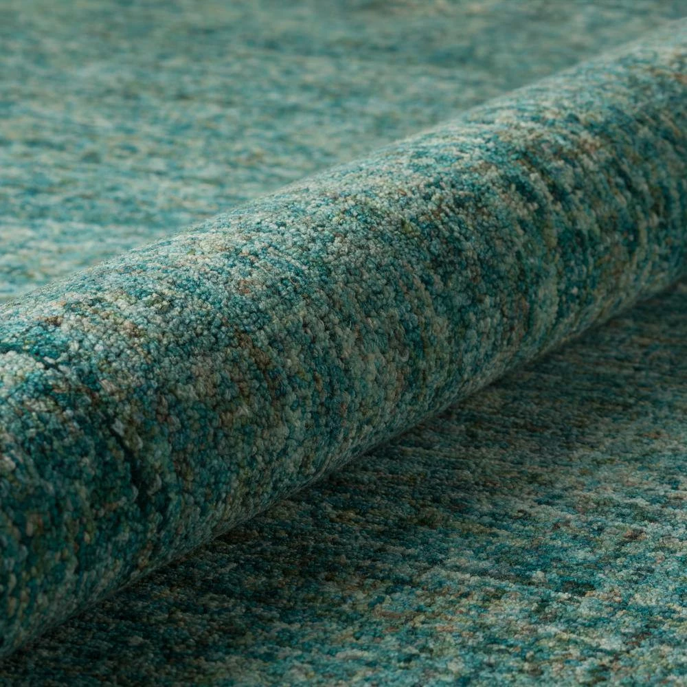 Zen 5 Turquoise 2 ft. 3 in. x 7 ft. 6 in. Runner Rug by Addison Rugs 8 Zen 5 Turquoise 2 ft. 3 in. x 7 ft. 6 in. Runner Rug by Addison Rugs - Image 6