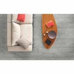 Vigo Gris 12 in. x 24 in. Matte Ceramic Stone Look Floor and Wall Tile (16 sq. ft./Case) by TrafficMaster -Addison Rugs Sales vigo gris trafficmaster ceramic tile nhdvigri1224 44 1000