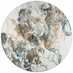 Copeland Volcano 8 ft. x 8 ft. Round Abstract Area Rug by Addison Rugs