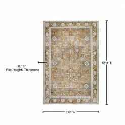 Athena 4 Walnut 8 ft. 6 in. x 12 ft. 9 in. Area Rug by Addison Rugs -Addison Rugs Sales walnut addison rugs area rugs hdat4wa9x13 76 1000