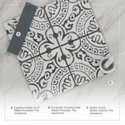 Strata 12 in. x 24 in. Matte Ceramic Stone Look Floor and Wall Tile (16 sq. ft./Case) by TrafficMaster 24 Strata 12 in. x 24 in. Matte Ceramic Stone Look Floor and Wall Tile (16 sq. ft./Case) by TrafficMaster -Addison Rugs Sales white trafficmaster ceramic tile nhdstr1224 d4 1000