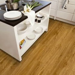 6 in. W x 36 in. L Honey Oak Peel and Stick Luxury Vinyl Plank Flooring (36 sq. ft./case) by TrafficMaster -Addison Rugs Sales wood look trafficmaster vinyl plank flooring hp0431n 31 1000